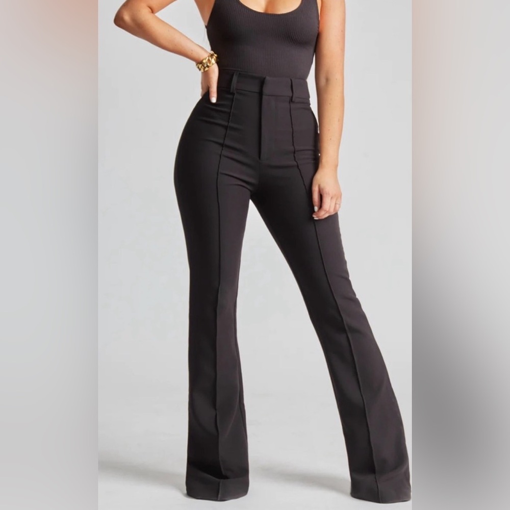 NEW Never Opened! BOA- Because of Alice Wide Leg Suit Trousers Black